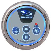 Painel Acionador Motobomba Finger Cromo Led Sinapse Painel Acionador Motobomba Finger Cromo Led Sinapse