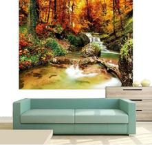 Painel Adesivo Cachoeira 3D 3,75M² na 001