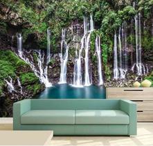 Painel Adesivo Cachoeira 3D 3,75M² na 023