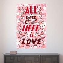 Painel Adesivo de Parede - Amor - Love - 1650png