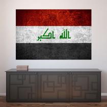 Painel Adesivo de Parede - Bandeira Iraque - 1025png