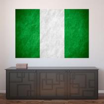 Painel Adesivo de Parede - Bandeira Nigéria - 996pnm