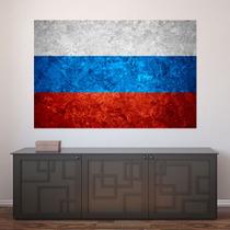 Painel Adesivo de Parede - Bandeira Rússia - 1022png