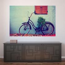Painel Adesivo de Parede - Bicicleta Vintage - 471pnm