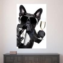 Painel Adesivo de Parede - Cachorro - Pet Shop - 1627pnp - Allodi