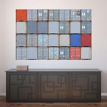 Painel Adesivo de Parede - Containers - 465pnm