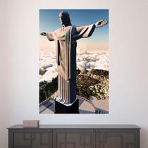 Painel Adesivo de Parede - Cristo Redentor - 556png