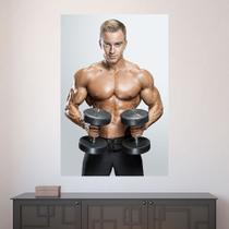 Painel Adesivo de Parede - Fitness - Academia - 1477pnp Painel Adesivo de Parede - Fitness - Academia - 1477pnp