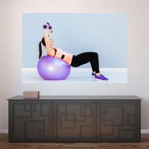 Painel Adesivo de Parede - Fitness - Pilates - 1053pnp