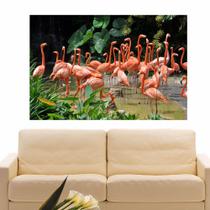 Painel Adesivo de Parede - Flamingos - 202pnp