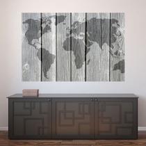 Painel Adesivo de Parede - Mapa Mundi - 723pnp Painel Adesivo de Parede - Mapa Mundi - 723pnp