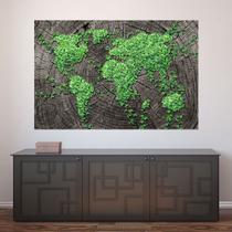 Painel Adesivo de Parede - Mapa Mundi - Mundo - 795pnm