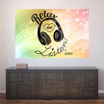 Painel Adesivo de Parede - Música - 1420png