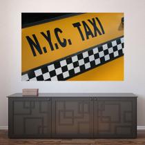 Painel Adesivo de Parede - NYC Taxi - 261png