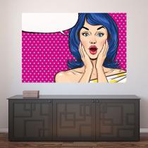 Painel Adesivo de Parede - Pin-up - Mulher - 877pnm