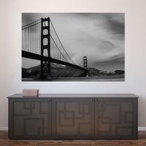 Painel Adesivo de Parede - Ponte Golden Gate - 735pnp Painel Adesivo de Parede - Ponte Golden Gate - 735pnp