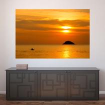 Painel Adesivo de Parede - Pôr do Sol - Mar - 1045pnm