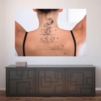 Painel Adesivo de Parede - Remoção de Tatuagem - 1198pnm Painel Adesivo de Parede - Remoção de Tatuagem - 1198pnm