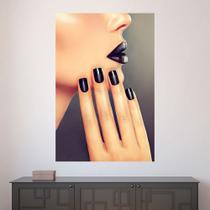 Painel Adesivo de Parede - Salão de Beleza - Manicure - 1537pnp