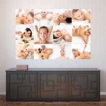 Painel Adesivo de Parede - Spa - Massagem - 1158pnp