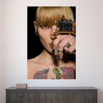 Painel Adesivo de Parede - Tatuagem - Tattoo - 1547pnp