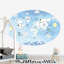 Painel Adesivo Mapa Infantil