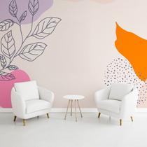 Painel Adesivo Papel de Parede Folha N011146 3,00x2,90M
