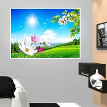 Painel Adesivo Para Parede Floral Modelo 7-M 66X90Cm