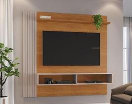 Painel Agrado Para Tv Até 65" JCM Movelaria - Cinamomo/Off Painel Agrado Para Tv Até 65" JCM Movelaria - Cinamomo/Off