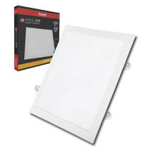 Painel Alumínio Quadrado Embutir Luz Amarela 30w Bivolt 40cm
