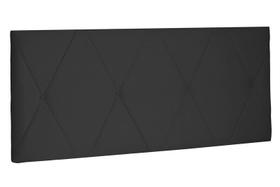 Painel Aqquila Suede Preto Queen 160cm - Spezzia