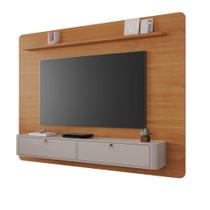Painel Arcos Para TV Até 65" e 2 Portas Básculas Jcm Cor:Cinamomo/Off Painel Arcos Para TV Até 65" e 2 Portas Básculas Jcm Cor:Cinamomo/Off