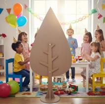 Painel arvore 120 cm em mdf display com base decoração festa pegue e monte Painel arvore 120 cm em mdf display com base decoração festa pegue e monte