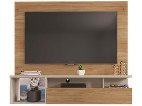 Painel Bancada Para TV Até 55 Polegadas Black Marrom Caemmun