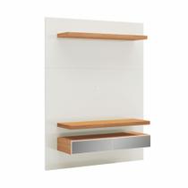 Painel Bancada Suspensa Para TV Até 55 Pol. TB106E Com LED 2 Gavetas Off White/Freijó - Pradel Painel Bancada Suspensa Para TV Até 55 Pol. TB106E Com LED 2 Gavetas Off White/Freijó - Pradel