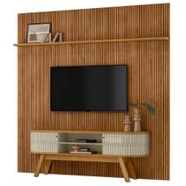 Painel Bancada Tv 75 Polegadas Laguna Madetec Cumaru Opala Painel Bancada Tv 75 Polegadas Laguna Madetec Cumaru Opala