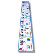 Painel Banner Alfabeto Ilustrado 4 Formas - 5 Metros