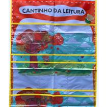 Painel Banner Cantinho Da Leitura - Lona Plástica Reforçada - AUXILIAR DO PROFESSOR