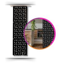 Painel Biombo Divisória Ambiente Decorativo 70x245 Preto