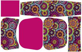 Painel Bolsa Marilene Mandala Coloridas