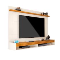 Painel Brasil 183 Com Prateleira E Nicho Para TV De Até 55 Polegadas - Via Nossa