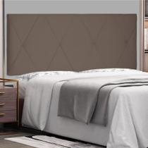 Painel Cabeceira Aquilla 1,40m Casal Suede Veludo Spezzia Decor