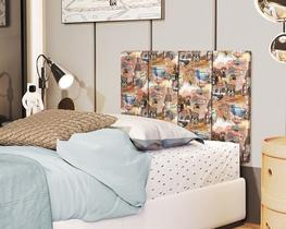 Painel Cabeceira Box 0,90 Infantil Varias Cores - JM Casa dos Móveis - JM Casa dos Moveis Painel Cabeceira Box 0,90 Infantil Varias Cores - JM Casa dos Móveis - JM Casa dos Moveis