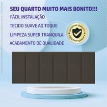 Painel Cabeceira Box Dubai 0,90 Painel Parede Marrom Painel Cabeceira Box Dubai 0,90 Painel Parede Marrom