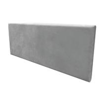 Painel Cabeceira Cama box King 195 Cm Ayumi material sintético Cinza - Móveis Mafer