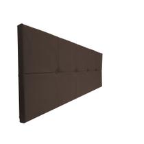 Painel Cabeceira De Casal Queen 160cm Para Cama Box Nina Suede Marron- SA Móveis