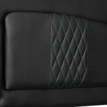 Painel Cabeceira Gamer USB Fighter Cama Box Solteiro 90cm Painel Cabeceira Gamer USB Fighter Cama Box Solteiro 90cm