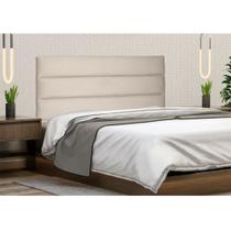 Painel Cabeceira Livia Cama Box Queen 160cm Suede - SSX Multicoisas