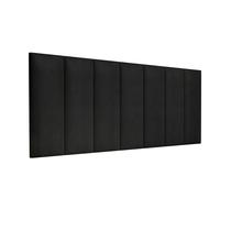 Painel/ cabeceira Madri cama box casal Queen 1,60m Preta