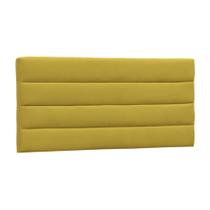 Painel Cabeceira Para Cama Box Casal 140cm Eros Amarelo - LM DECOR